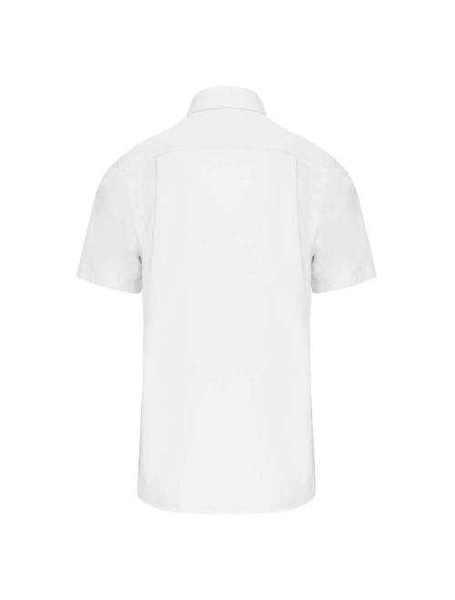 MEN'S SHORT-SLEEVED COTTON POPLIN SHIRT