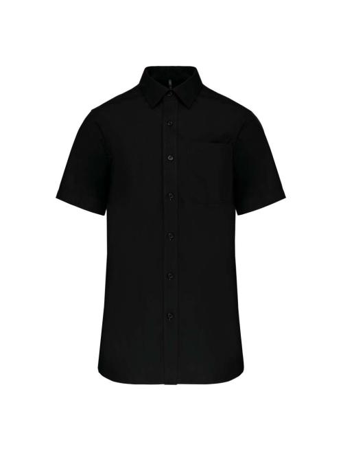 MEN'S SHORT-SLEEVED COTTON POPLIN SHIRT