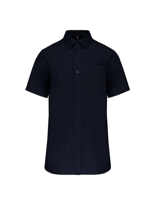 MEN'S SHORT-SLEEVED COTTON POPLIN SHIRT