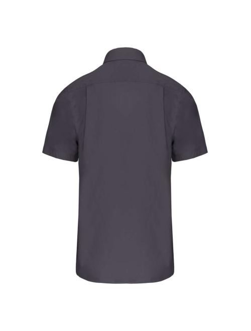 MEN'S SHORT-SLEEVED COTTON POPLIN SHIRT