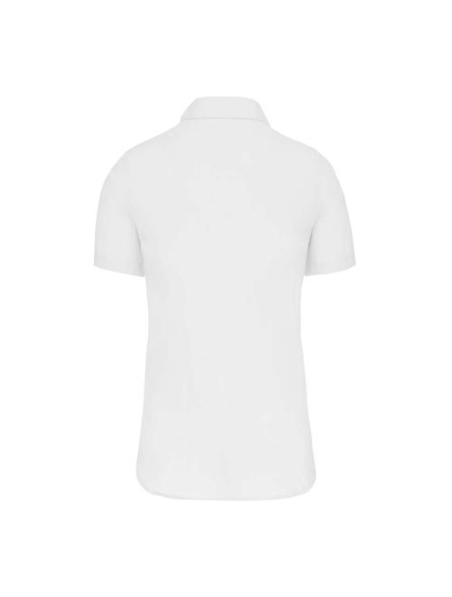 LADIES' SHORT-SLEEVED COTTON POPLIN SHIRT