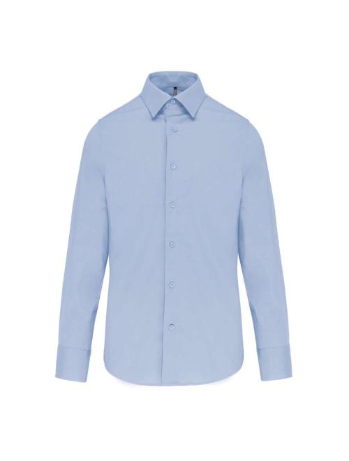 LONG-SLEEVED COTTON/ELASTANE SHIRT
