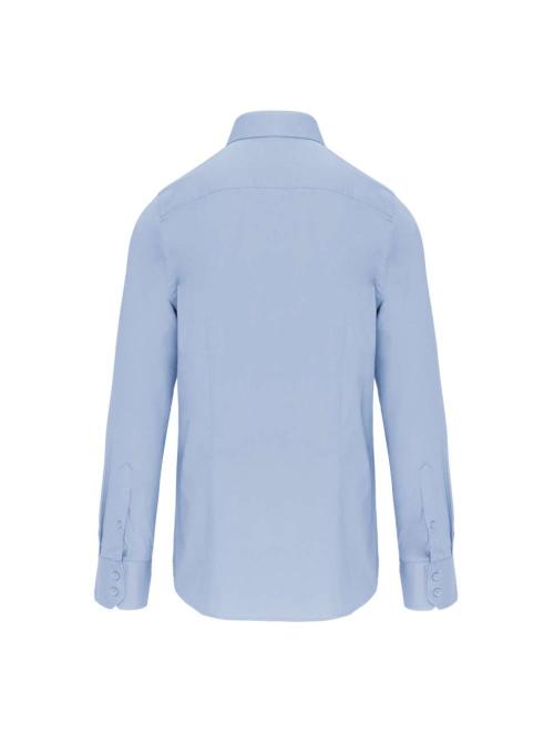 LONG-SLEEVED COTTON/ELASTANE SHIRT