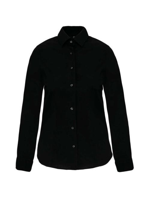 LADIES' LONG-SLEEVED STRETCH SHIRT