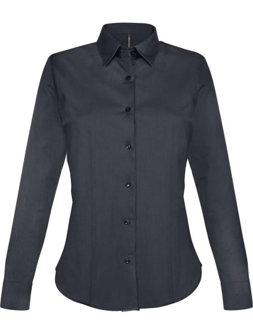 LADIES' LONG-SLEEVED STRETCH SHIRT