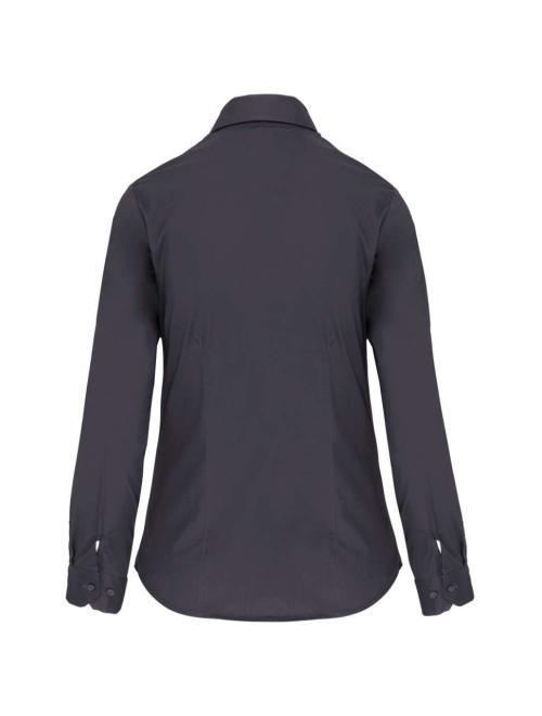 LADIES' LONG-SLEEVED STRETCH SHIRT