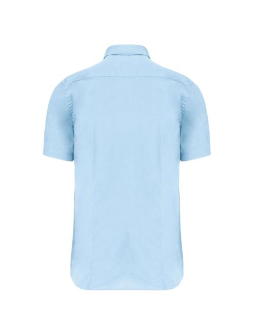SHORT-SLEEVED COTTON/ELASTANE SHIRT