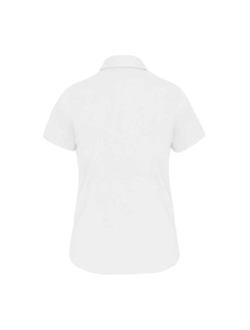 LADIES' SHORT-SLEEVED COTTON/ELASTANE SHIRT