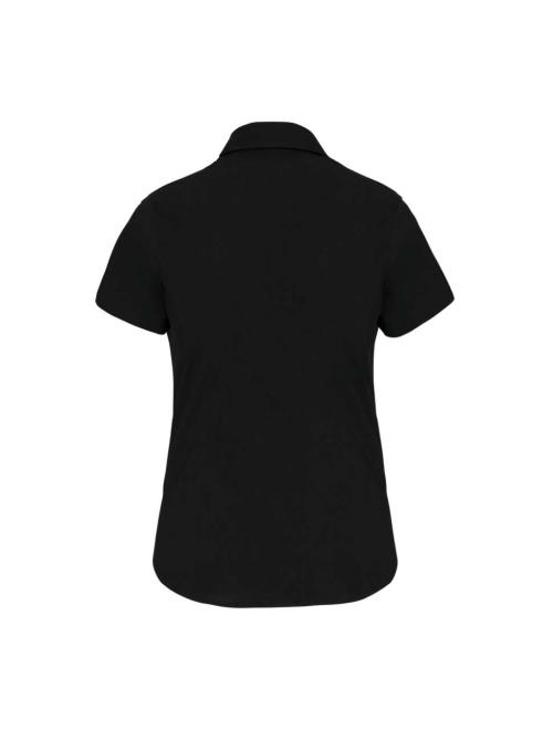 LADIES' SHORT-SLEEVED COTTON/ELASTANE SHIRT