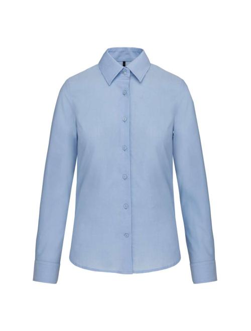 LADIES' LONG-SLEEVED OXFORD SHIRT