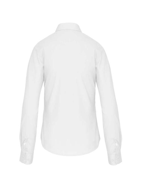 LADIES' LONG-SLEEVED COTTON POPLIN SHIRT