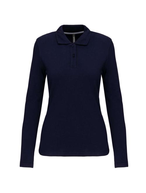 LADIES' LONG-SLEEVED POLO SHIRT
