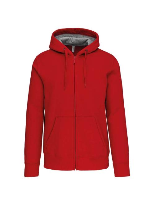 FULL ZIP HOODED SWEATSHIRT