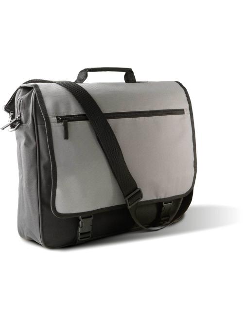 DOCUMENT BAG WITH FRONT FLAP