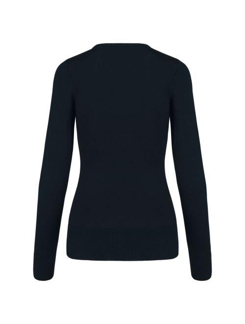 LADIES' V-NECK JUMPER
