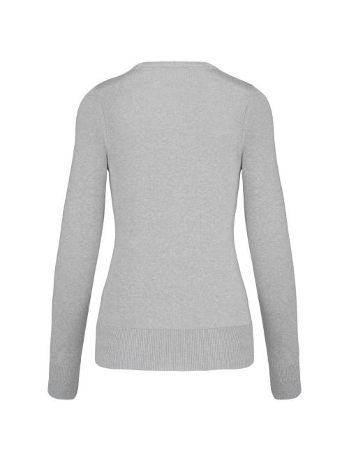 LADIES' V-NECK JUMPER