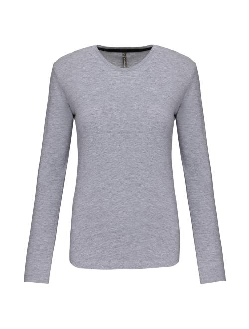 LADIES' LONG SLEEVE CREW NECK T-SHIRT LADIES' LONG SLEEVE CREW NECK T-SHIRT