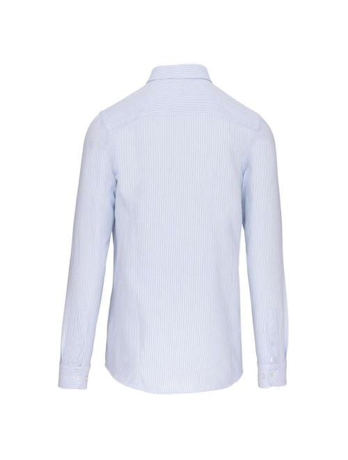 LONG-SLEEVED WASHED OXFORD COTTON SHIRT