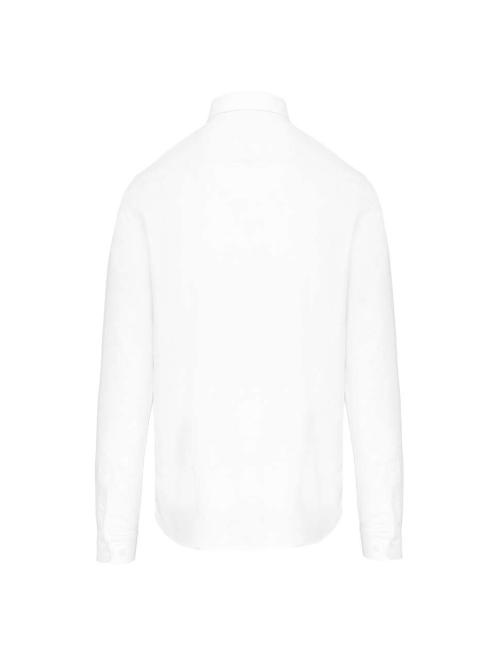 LONG-SLEEVED WASHED OXFORD COTTON SHIRT