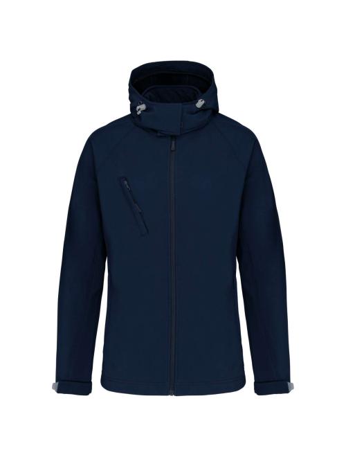 LADIES' HOODED SOFTSHELL JACKET