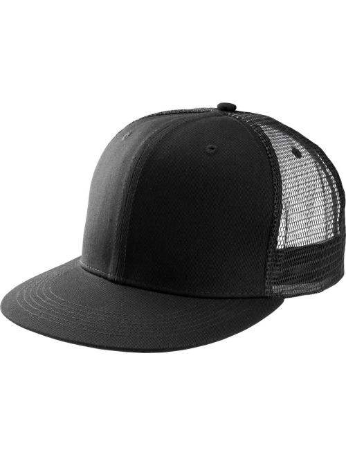 TRUCKER FLAT PEAK CAP - 6 PANELS