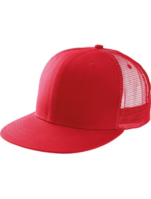 TRUCKER FLAT PEAK CAP - 6 PANELS
