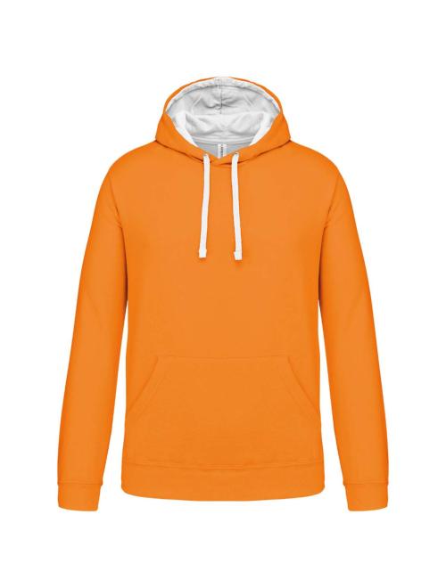 MEN'S CONTRAST HOODED SWEATSHIRT