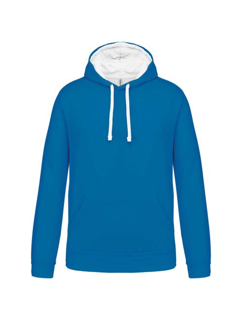 MEN'S CONTRAST HOODED SWEATSHIRT