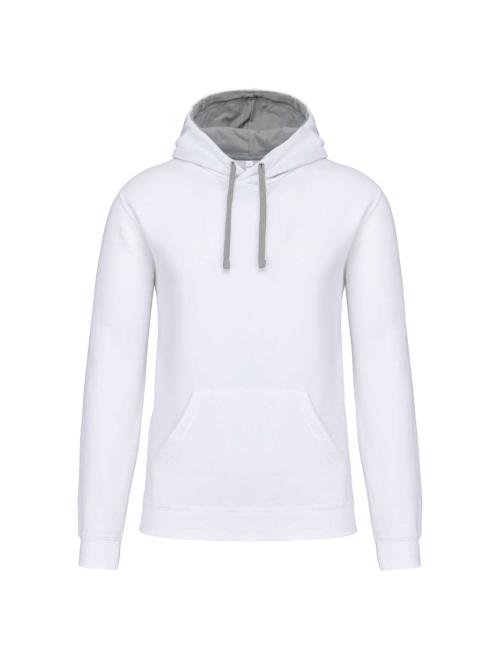 MEN'S CONTRAST HOODED SWEATSHIRT