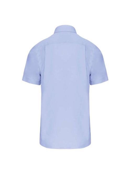 MEN'S SHORT-SLEEVED COTTON POPLIN SHIRT