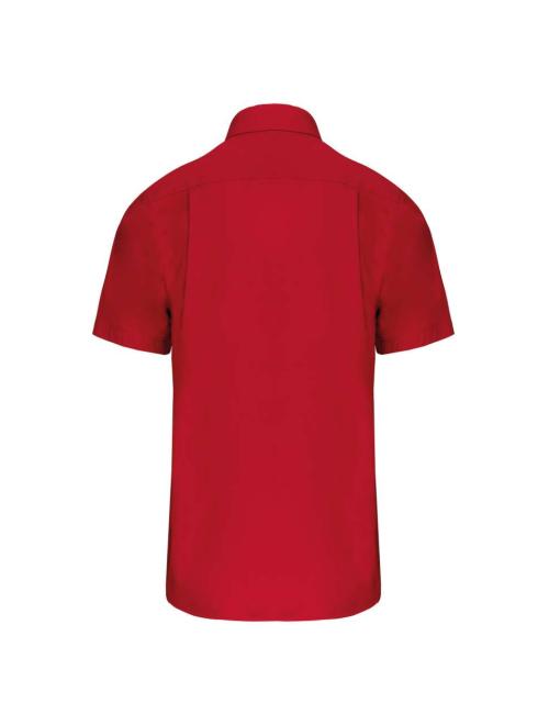 MEN'S SHORT-SLEEVED COTTON POPLIN SHIRT