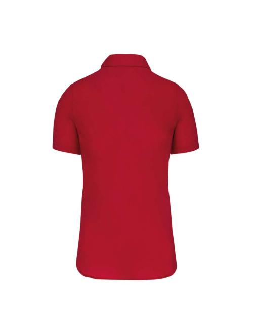 LADIES' SHORT-SLEEVED COTTON POPLIN SHIRT