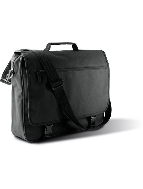 DOCUMENT BAG WITH FRONT FLAP