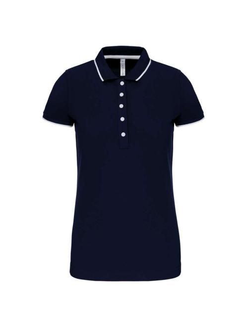 LADIES' SHORT-SLEEVED PIQUÉ KNIT POLO SHIRT LADIES' SHORT-SLEEVED PIQUÉ KNIT POLO SHIRT