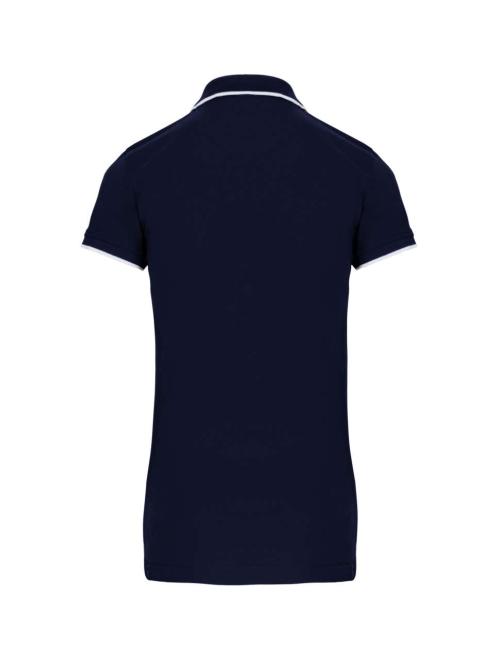 LADIES' SHORT-SLEEVED PIQUÉ KNIT POLO SHIRT