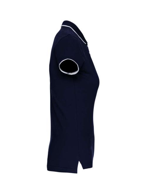 LADIES' SHORT-SLEEVED PIQUÉ KNIT POLO SHIRT
