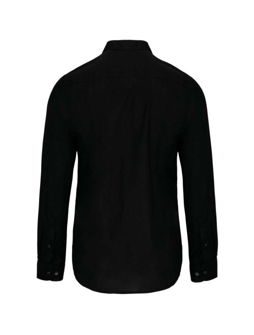 MEN'S LONG-SLEEVED MANDARIN COLLAR SHIRT