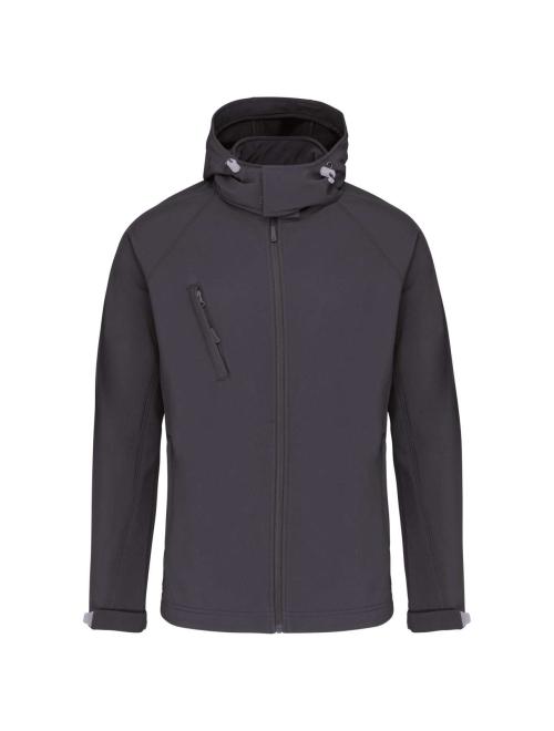 MEN'S HOODED SOFTSHELL JACKET MEN'S HOODED SOFTSHELL JACKET