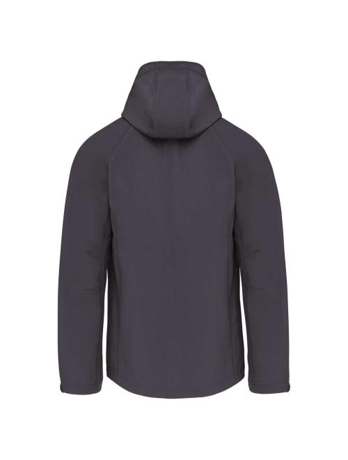 MEN'S HOODED SOFTSHELL JACKET