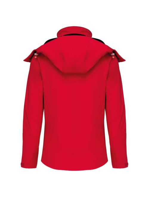 LADIES' HOODED SOFTSHELL JACKET