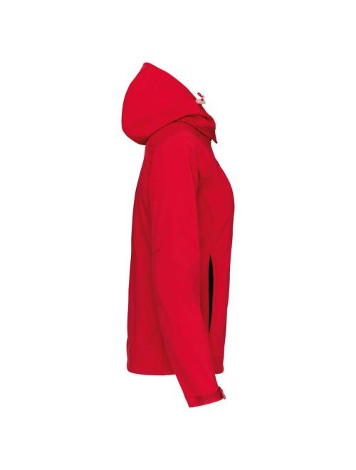 LADIES' HOODED SOFTSHELL JACKET