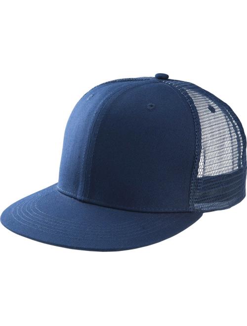 TRUCKER FLAT PEAK CAP - 6 PANELS