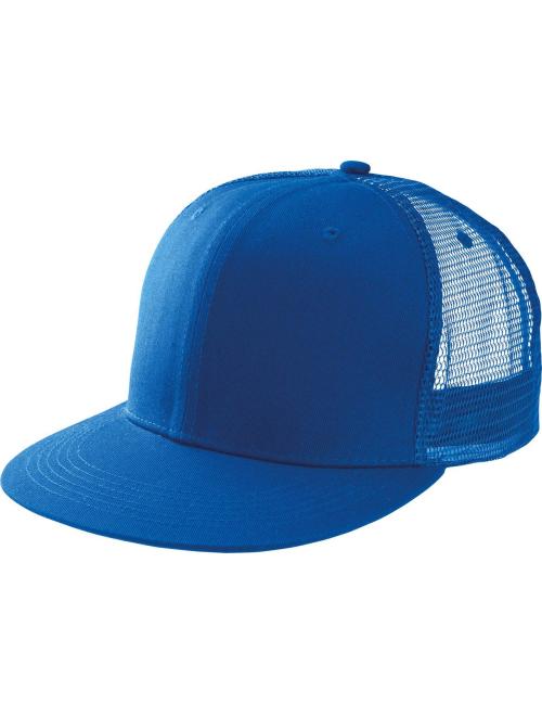 TRUCKER FLAT PEAK CAP - 6 PANELS