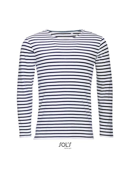 MARINE MEN LONG SLEEVE STRIPED T-SHIRT MARINE MEN LONG SLEEVE STRIPED T-SHIRT