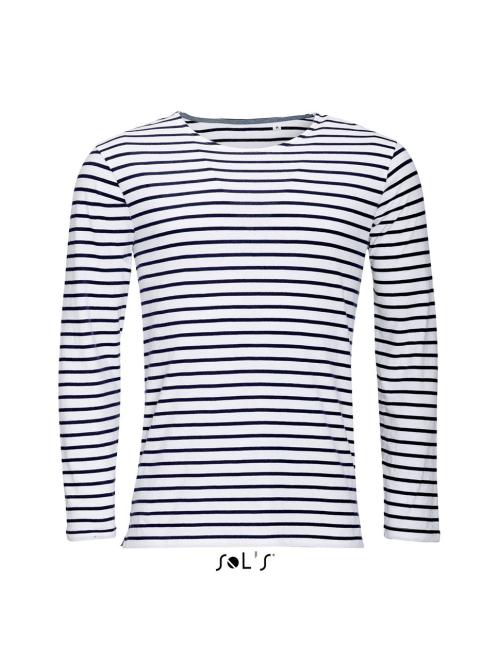 MARINE MEN LONG SLEEVE STRIPED T-SHIRT MARINE MEN LONG SLEEVE STRIPED T-SHIRT