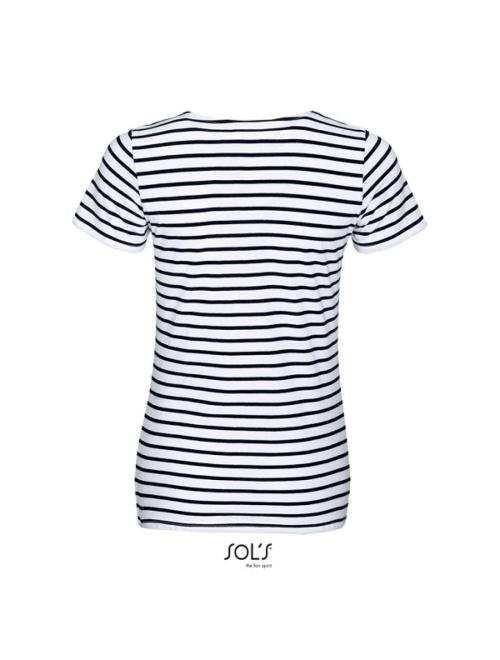 MILES WOMEN ROUND NECK STRIPED T-SHIRT MILES WOMEN ROUND NECK STRIPED T-SHIRT
