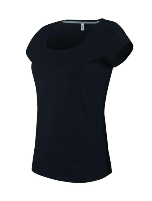 LADIES’ BOAT NECK SHORT SLEEVE T-SHIRT LADIES’ BOAT NECK SHORT SLEEVE T-SHIRT