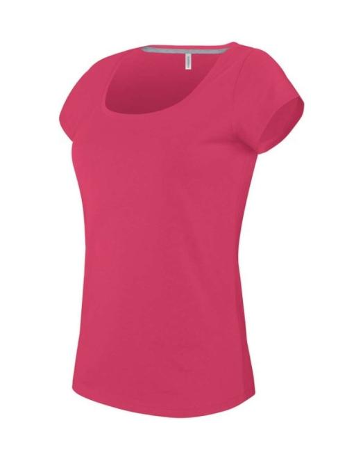 LADIES’ BOAT NECK SHORT SLEEVE T-SHIRT LADIES’ BOAT NECK SHORT SLEEVE T-SHIRT