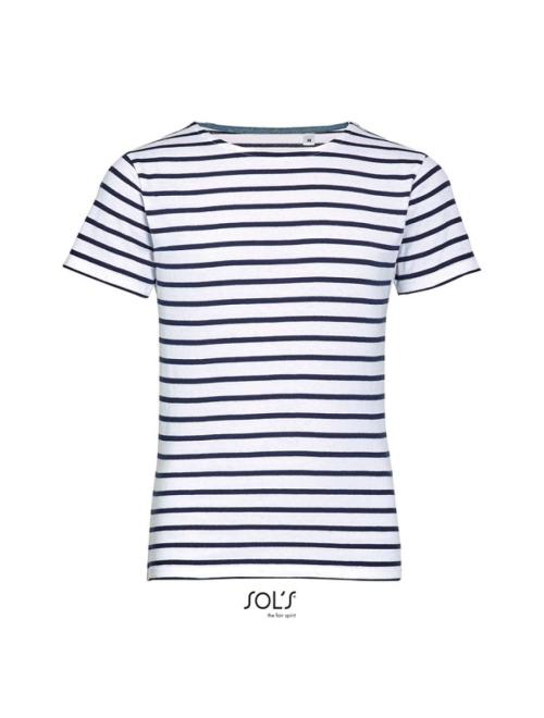MILES KIDS - ROUND NECK STRIPED T-SHIRT