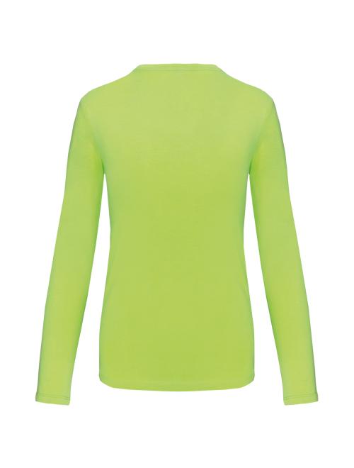 LADIES' LONG SLEEVE CREW NECK T-SHIRT
